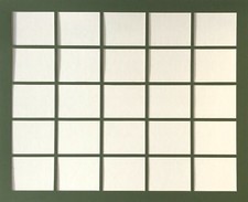 25 'LARGE' SIZE CIGARETTE OR TRADE CARD MOUNT - 25 x 79mm x 62mm apertures