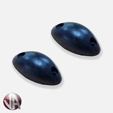 2 x Rubber Mouse Buffer Black