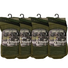 6 Pairs Mens Military Socks