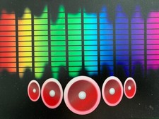 5 BASS SPEAKERS    FLASHING T