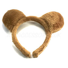 Teddy Bear Ears Fancy Dress Headband Furry Aliceband Headband World Book Day