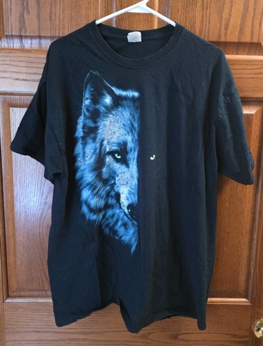 Vintage y2k gray wolf - y2k,