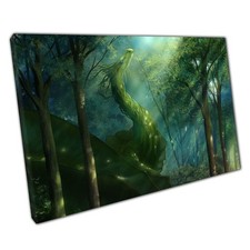 Forest Dragon Wall Art Canvas