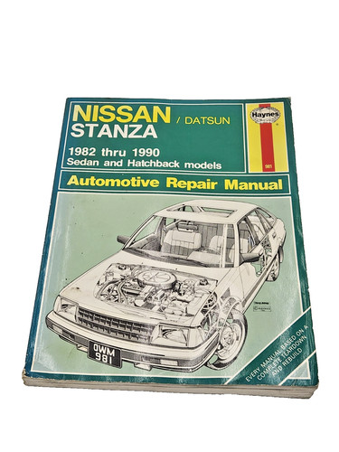 Haynes nissan datsun - nissan/datsun, stanza