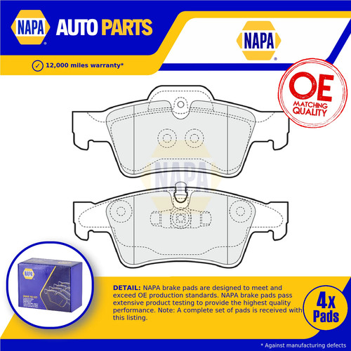 Brake pads set fits mercedes - brake,
