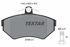 FRONT BRAKE PAD SET DISC BRAKE