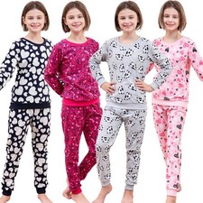 Girls Fleece Pyjamas Supersoft