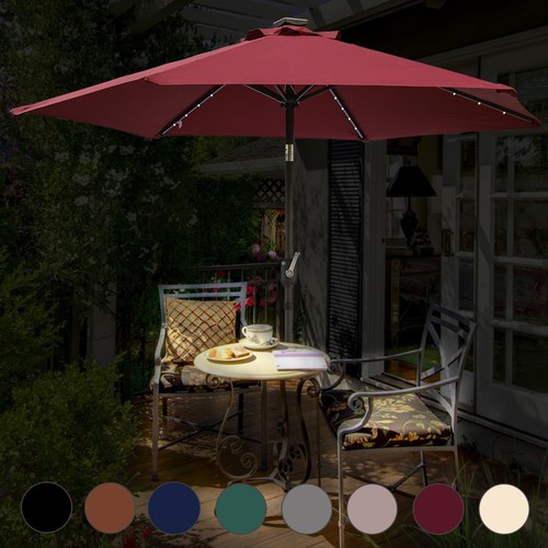 Solar patio parasol - solar,