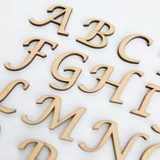 30mm MDF Craft Wooden Alphabet