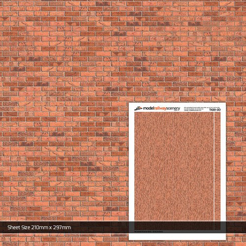 Sheets light red - red, brick