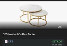 Beautiful Nested Coffee Table