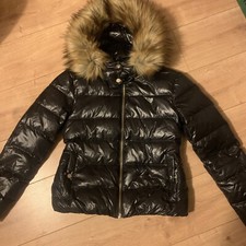 women zara puffa jacket size L
