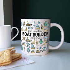 Boat Builder Jumbo Mug - Funny