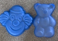 Pavoni Bear And Clown Mould Silicone Blue  Italian  Jelly Cake Large 28 X18