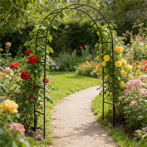 Metal garden arch sturdy - metal,