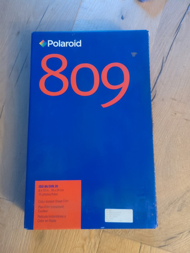 Unopened polaroid 809 8x10 - unopened,