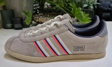 ADIDAS TRIMM STAR ORIGINALS. MENS SIZE 8.5 UK TRAINERS. GREY/BLU *2021*