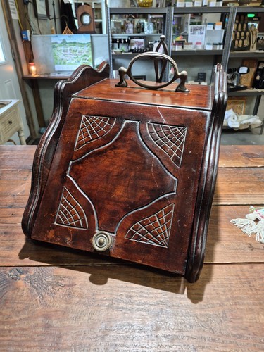 Coal scuttle wooden - scuttle,