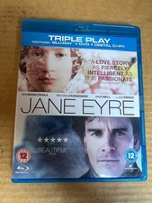 Jane Eyre (2011) Reg Free UK 3 Disc Blu Ray - Michael Fassbender Jamie Bell