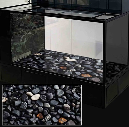 Self adhesive pebble fish tank - adhesive,