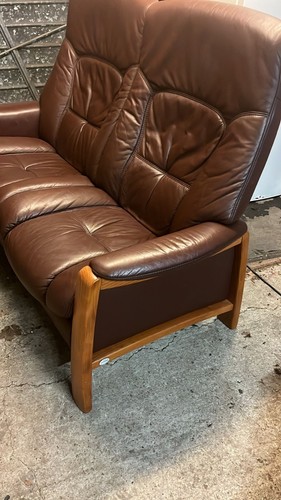 Himolla recliner sofa - sofa., dark