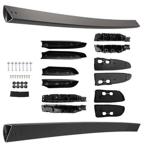Black aluminium roof - roof, car
