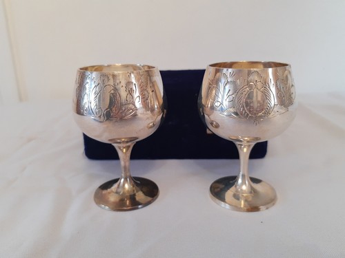 Vintage epns goblets - vintage,