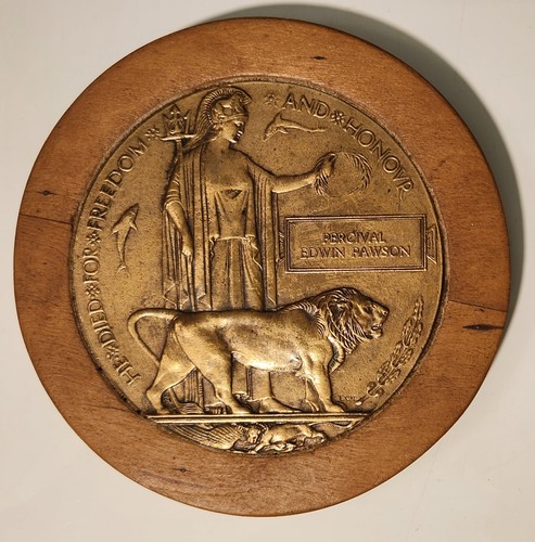 Ww1 memorial plaque timber - ww1, in