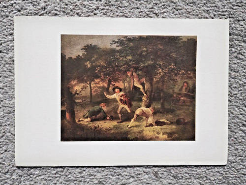 Boys robbing orchard - boys, an