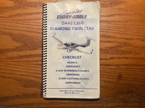 Aircraft checklist for da42 - aircraft,