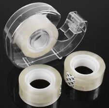 4pc Sellotape & Dispenser Set Clear Adhesive Tape Parcel Packing Gift Wrapping