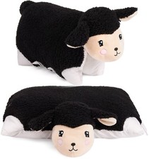 2in1 Sheep Pillow Animal Travel Folding Cushion Stuffed Toy 16x12" (40x30 cm)
