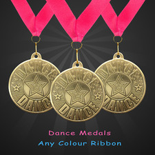 DANCE MEDAL + Ribbon + Engraving