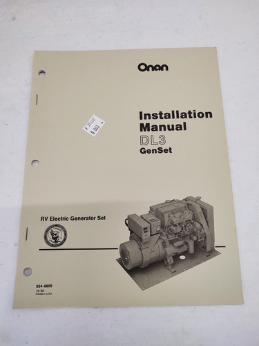 Onan genset electric - d3,