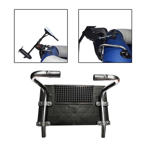 Inflatable boat motor mount - boat,