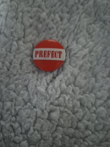 Prefect metal badge - prefect,