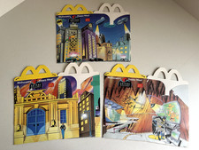 Vintage McDonalds Happy Meal Boxes - 1993 Batman: The Animated Series