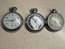 3 X Ingersoll Pocket Watches 