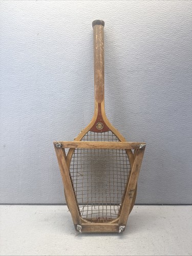 Antique spalding wooden tennis - wooden,