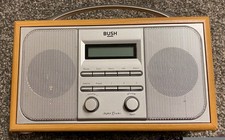 Bush DAB FM Radio Silver and