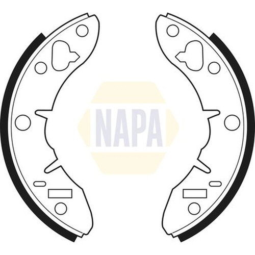 Napa brake shoe set - brake, axle