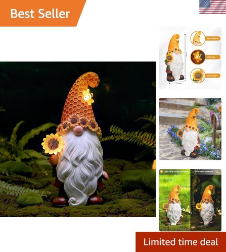 Solar garden gnome - garden,