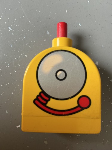 Lego duplo fire alarm bell - fire,
