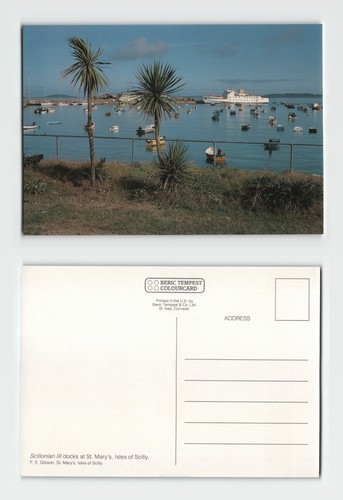 Postcard scillonian iii at - iii,