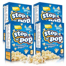 12pk 85g Microwave Popcorn Pop Bags | Salted Flavour Movie Cinema Theatre Party