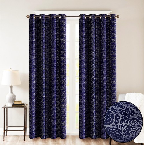 Embossed blackout curtains - blackout,