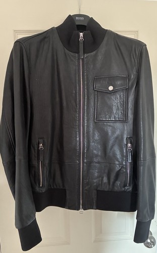Lamb leather jacket black - lamb,