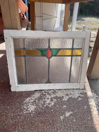 Antique art deco leaded - antique,