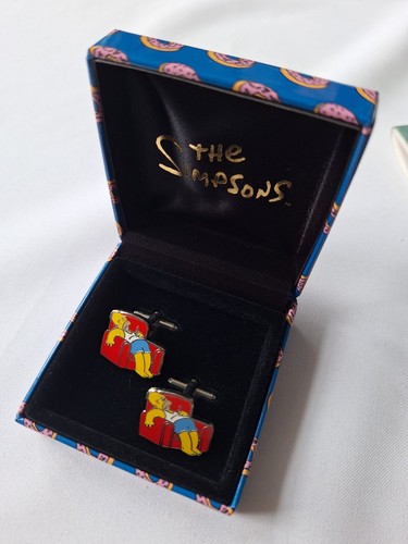 Homer simpson cufflinks - homer,