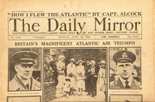Vintage Newspaper The Daily Mirror June 16th 1919 Britain's Magnificent Triumph